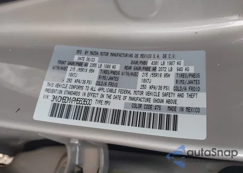 2023 Mazda Cx-30 2.5 S Premium from USA, damaged, VIN 3MVDMBDMXPM563500